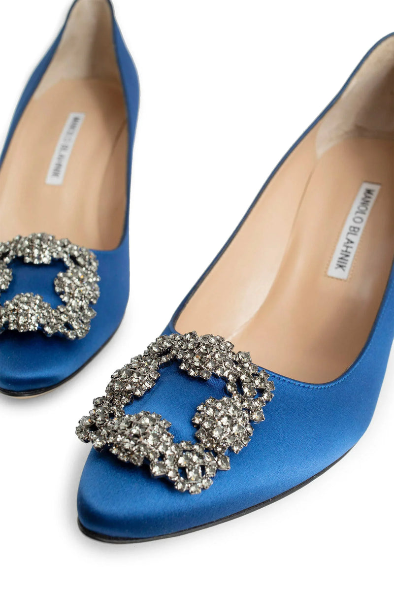MANOLO BLAHNIK WOMAN BLUE PUMPS - Antonioli.eu