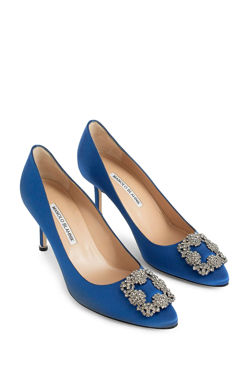 MANOLO BLAHNIK WOMAN BLUE PUMPS - Antonioli.eu