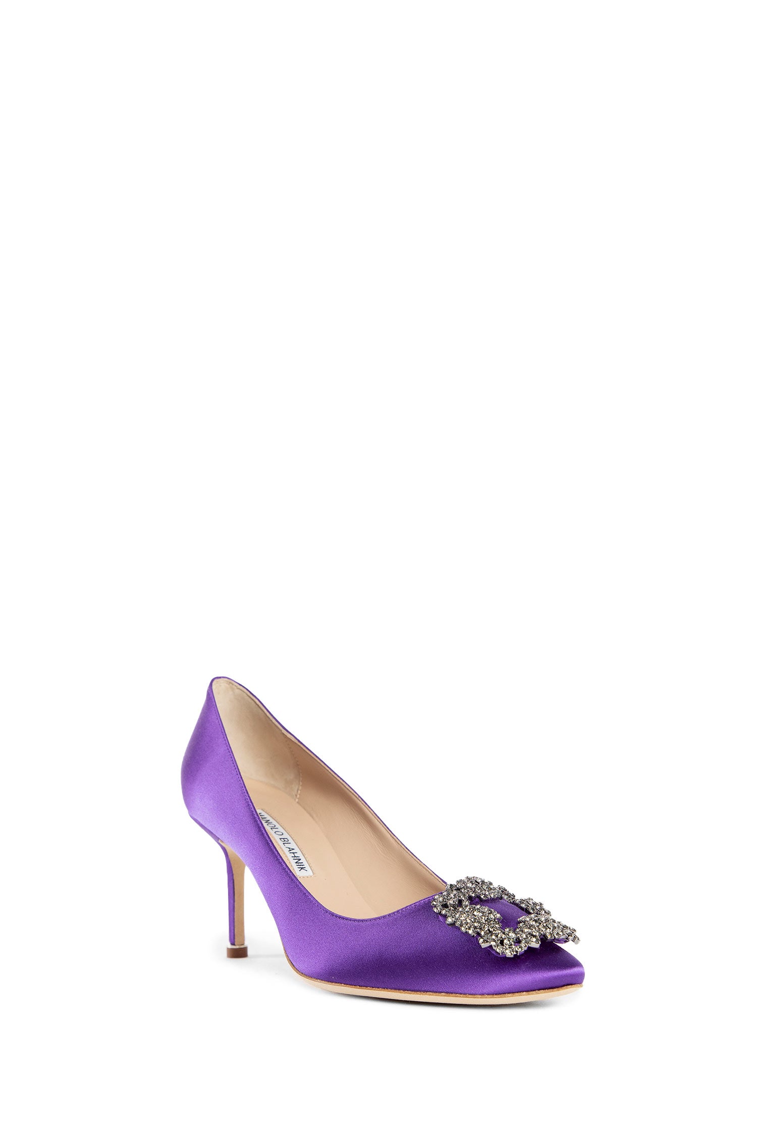 MANOLO BLAHNIK WOMAN PURPLE PUMPS