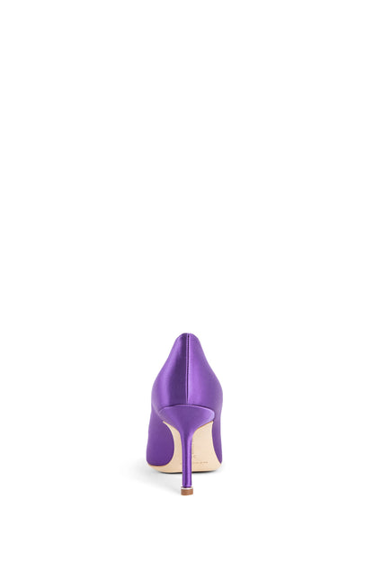 MANOLO BLAHNIK WOMAN PURPLE PUMPS