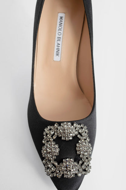 MANOLO BLAHNIK WOMAN BLACK PUMPS