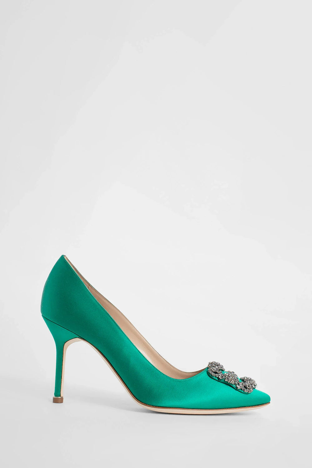 MANOLO BLAHNIK WOMAN GREEN PUMPS - Antonioli.eu