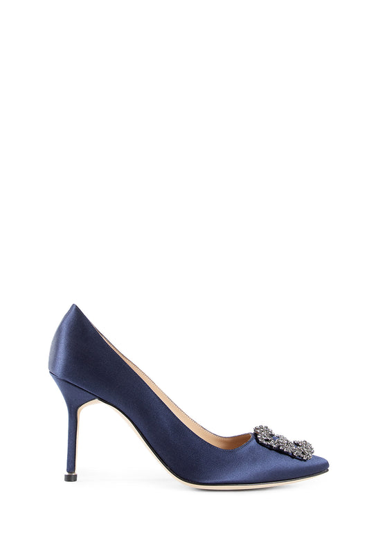 MANOLO BLAHNIK WOMAN BLUE PUMPS