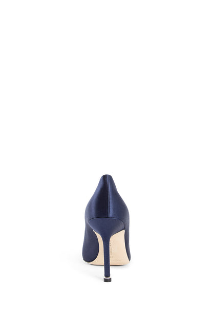 MANOLO BLAHNIK WOMAN BLUE PUMPS