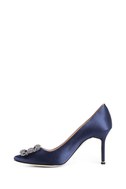 MANOLO BLAHNIK WOMAN BLUE PUMPS