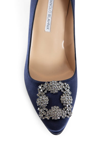 MANOLO BLAHNIK WOMAN BLUE PUMPS