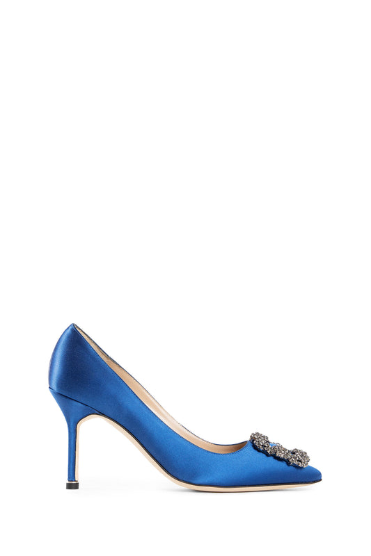 MANOLO BLAHNIK WOMAN BLUE PUMPS