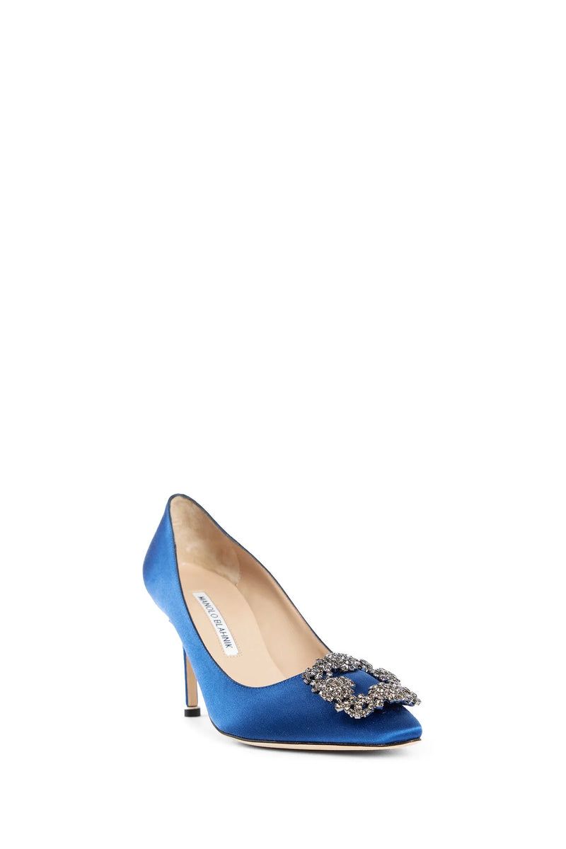 MANOLO BLAHNIK WOMAN BLUE PUMPS - Antonioli.eu