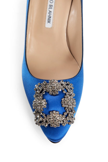 MANOLO BLAHNIK WOMAN BLUE PUMPS