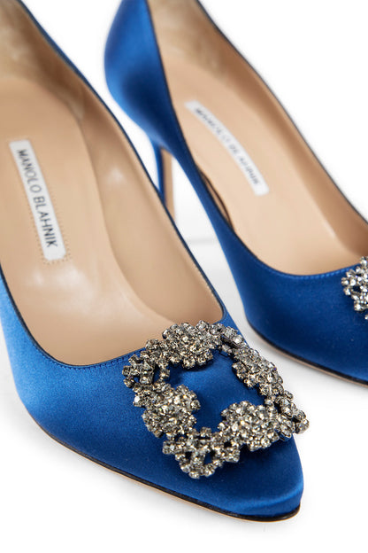 MANOLO BLAHNIK WOMAN BLUE PUMPS