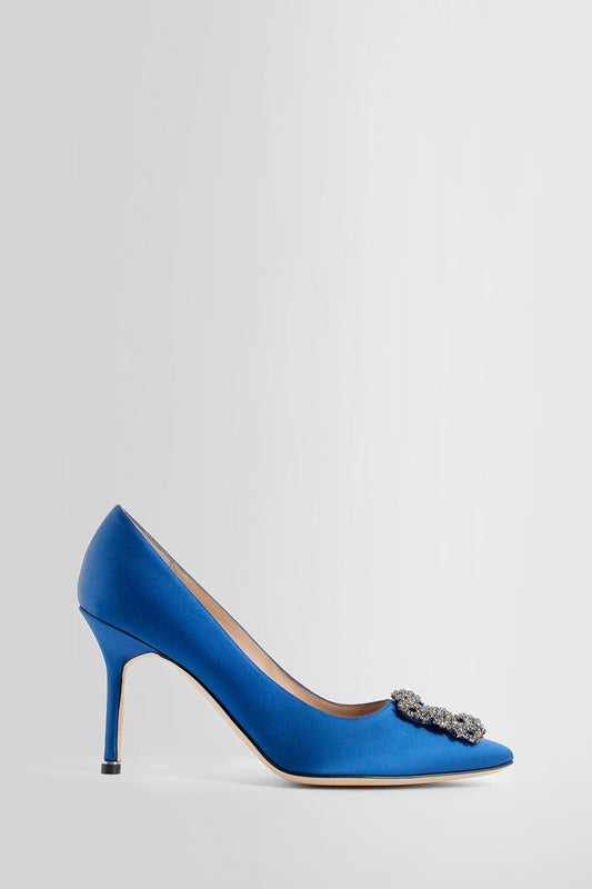 MANOLO BLAHNIK WOMAN BLUE PUMPS