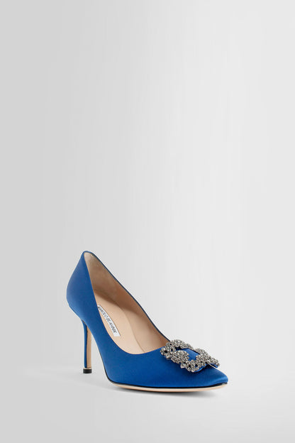 MANOLO BLAHNIK WOMAN BLUE PUMPS