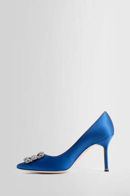 MANOLO BLAHNIK WOMAN BLUE PUMPS