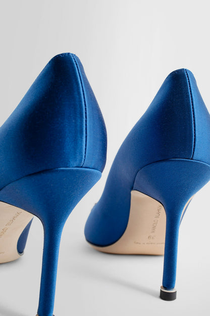 MANOLO BLAHNIK WOMAN BLUE PUMPS