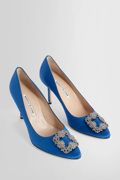 MANOLO BLAHNIK WOMAN BLUE PUMPS