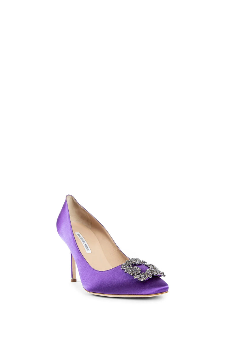 MANOLO BLAHNIK WOMAN PURPLE PUMPS - Antonioli.eu