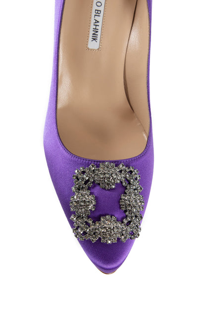 MANOLO BLAHNIK WOMAN PURPLE PUMPS