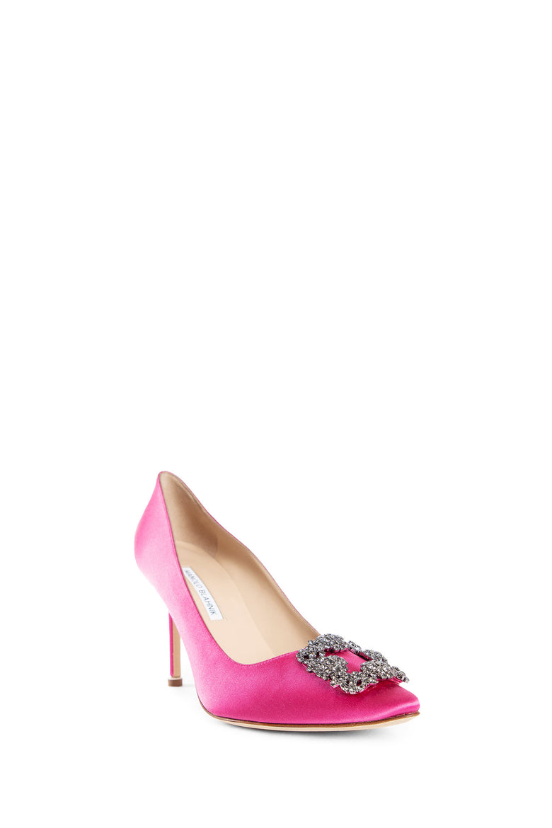 MANOLO BLAHNIK WOMAN PINK PUMPS