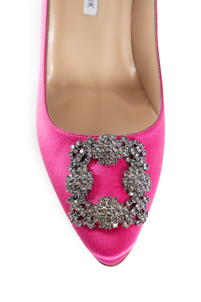 MANOLO BLAHNIK WOMAN PINK PUMPS