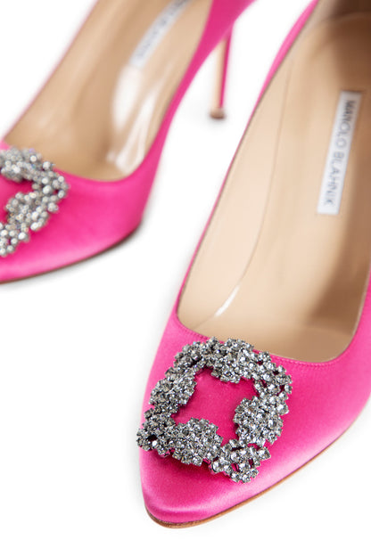 MANOLO BLAHNIK WOMAN PINK PUMPS