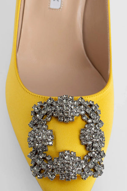 MANOLO BLAHNIK WOMAN YELLOW PUMPS - Antonioli.eu