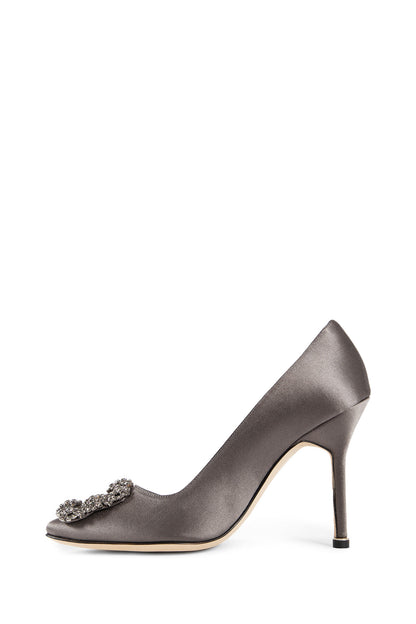 MANOLO BLAHNIK WOMAN GREY PUMPS