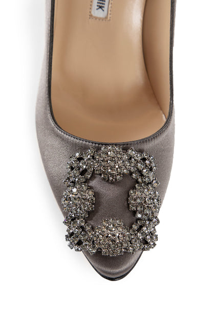 MANOLO BLAHNIK WOMAN GREY PUMPS