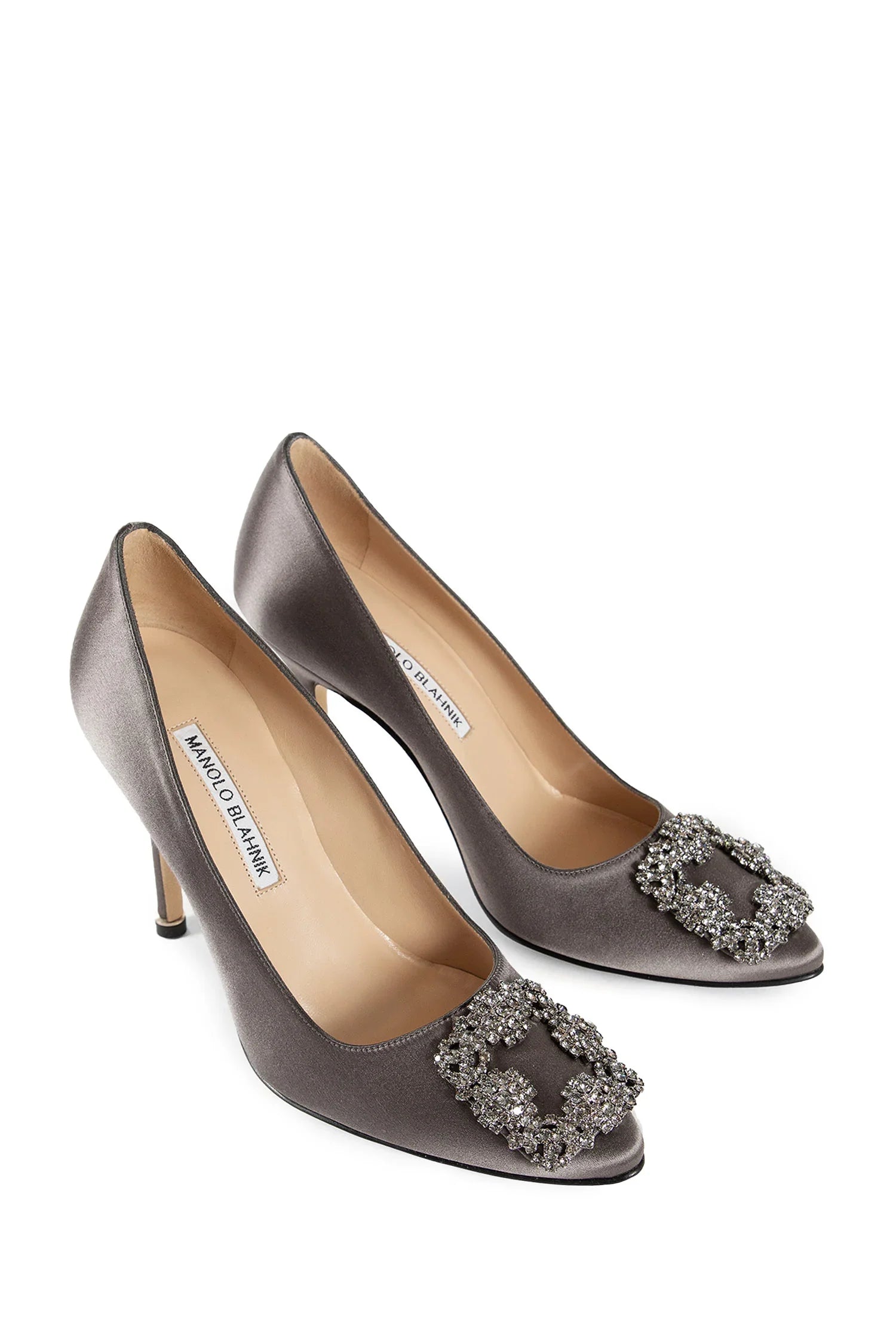 MANOLO BLAHNIK WOMAN GREY PUMPS - Antonioli.eu