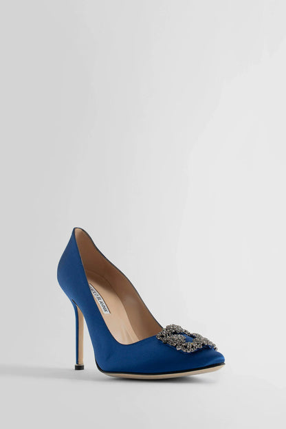 MANOLO BLAHNIK WOMAN BLUE PUMPS - Antonioli.eu