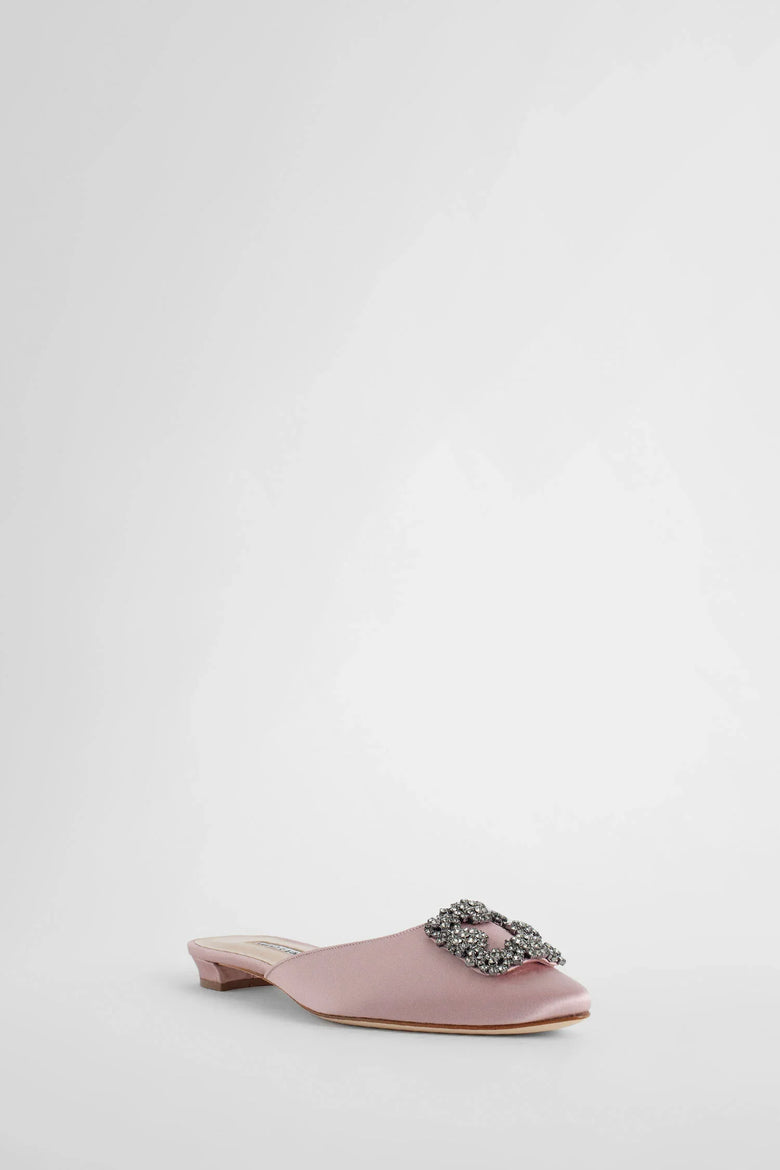 MANOLO BLAHNIK WOMAN PINK FLATS - Antonioli.eu