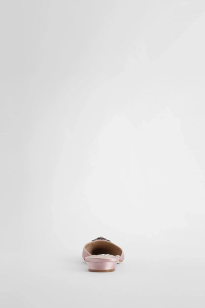 MANOLO BLAHNIK WOMAN PINK FLATS - Antonioli.eu