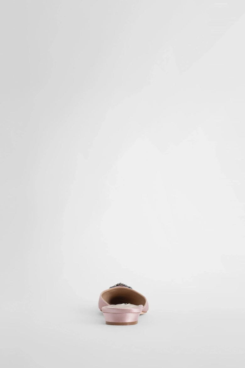 MANOLO BLAHNIK WOMAN PINK FLATS - Antonioli.eu