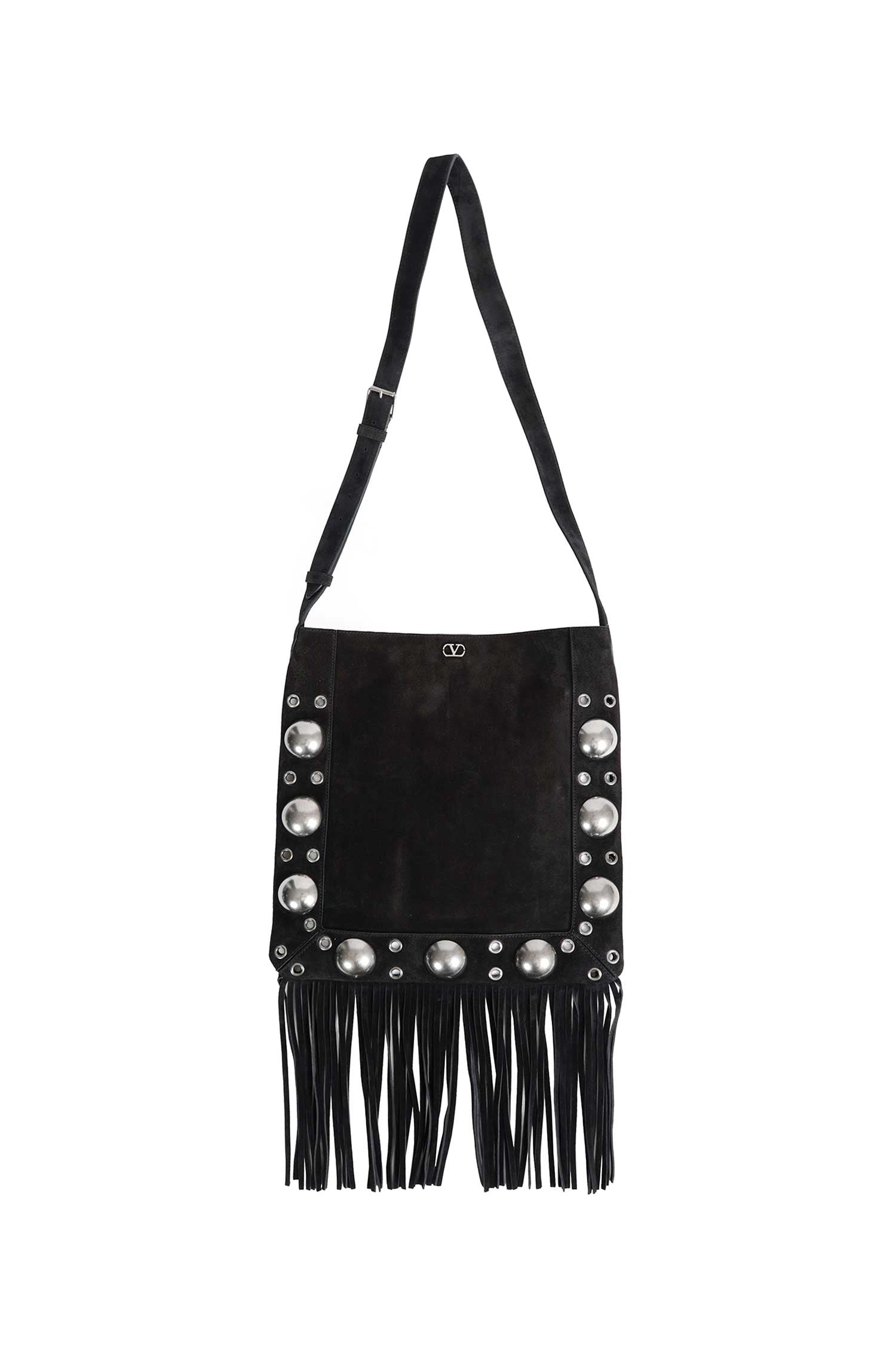 VALENTINO GARAVANI Nellcôte Suede Cross-Body Bag man