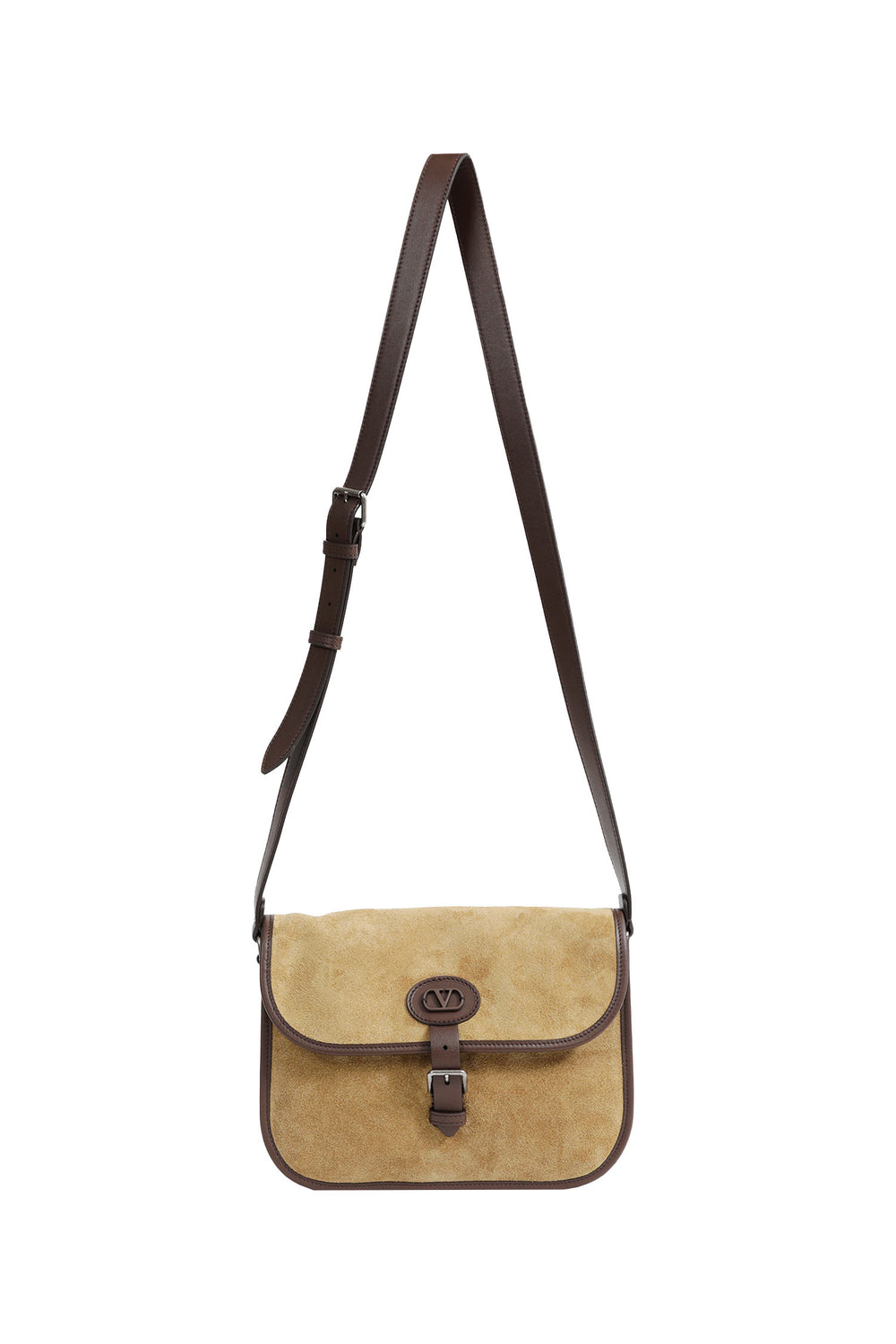 VALENTINO GARAVANI Antibes Suede Shoulder Bag man