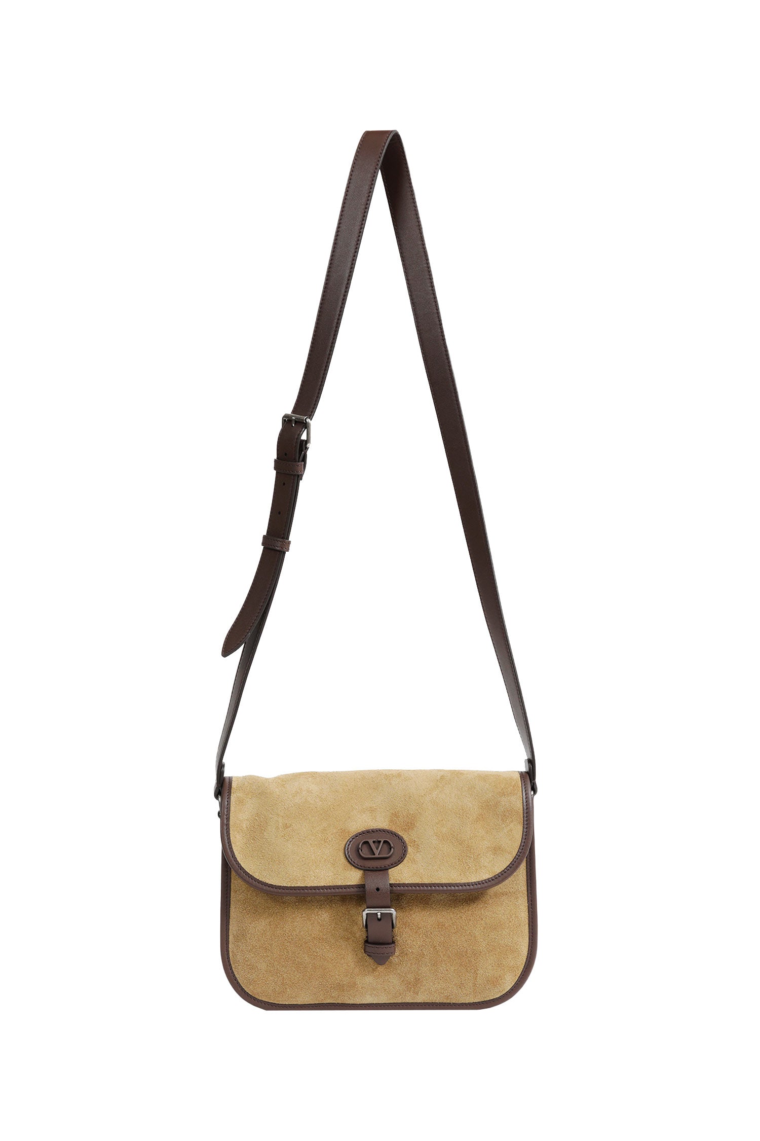 VALENTINO GARAVANI Antibes Suede Shoulder Bag man