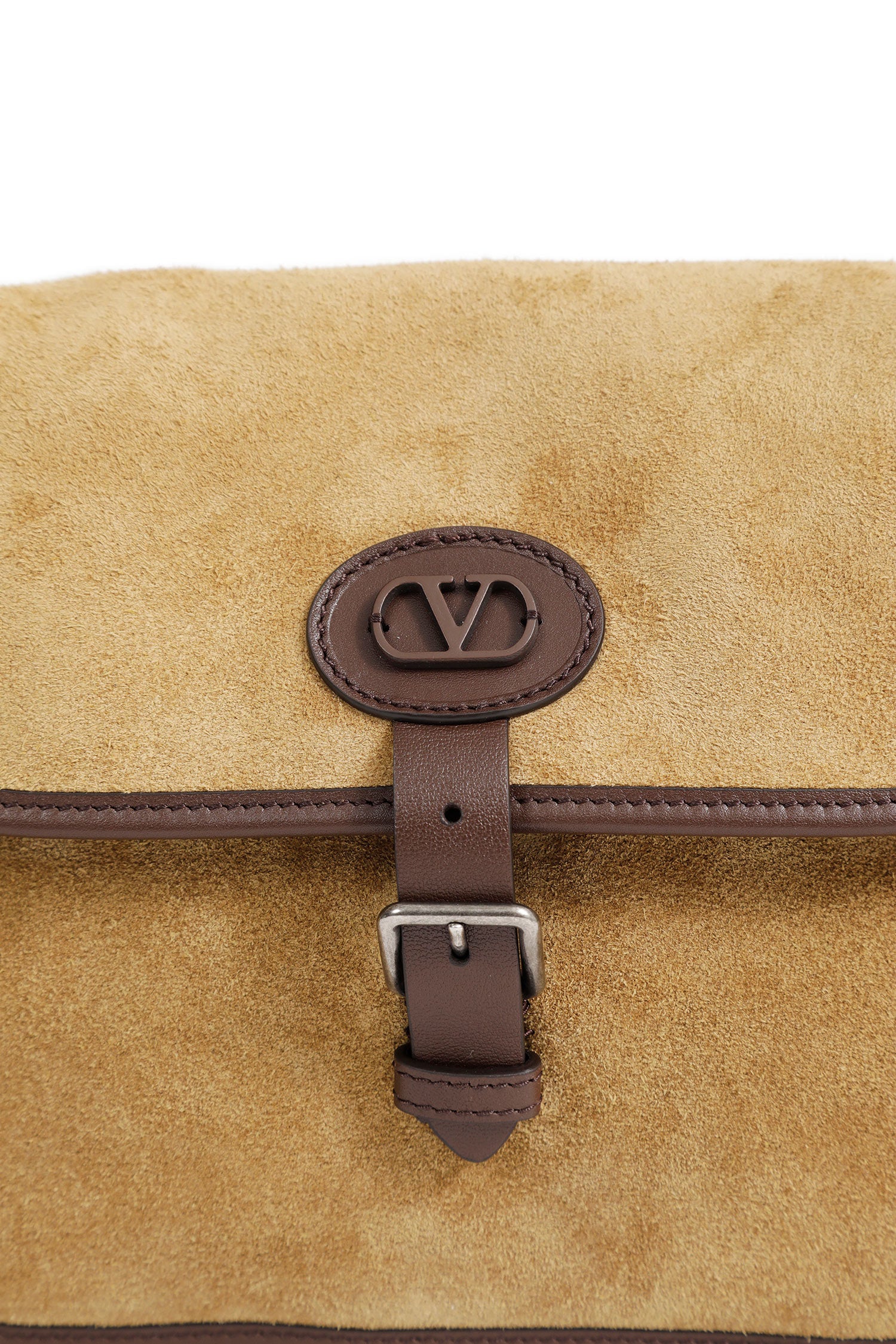 VALENTINO GARAVANI Antibes Suede Shoulder Bag man