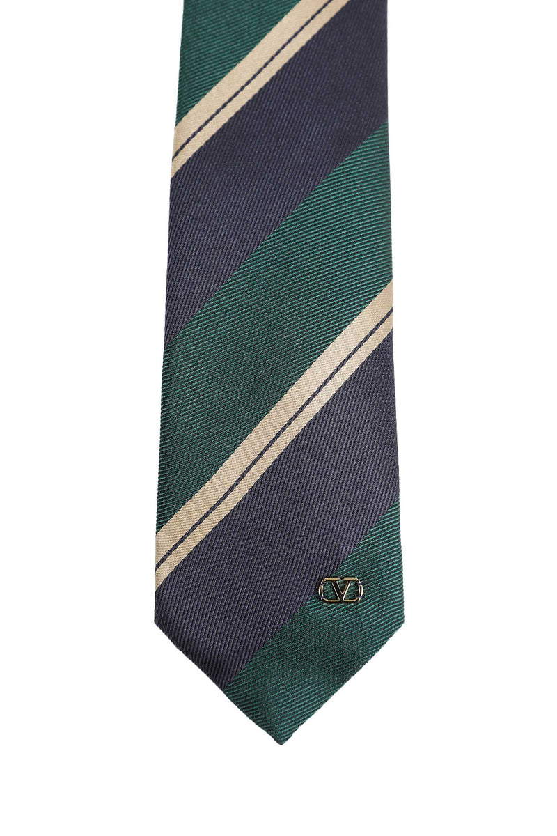 VALENTINO Valentie Regimental Silk Tie man
