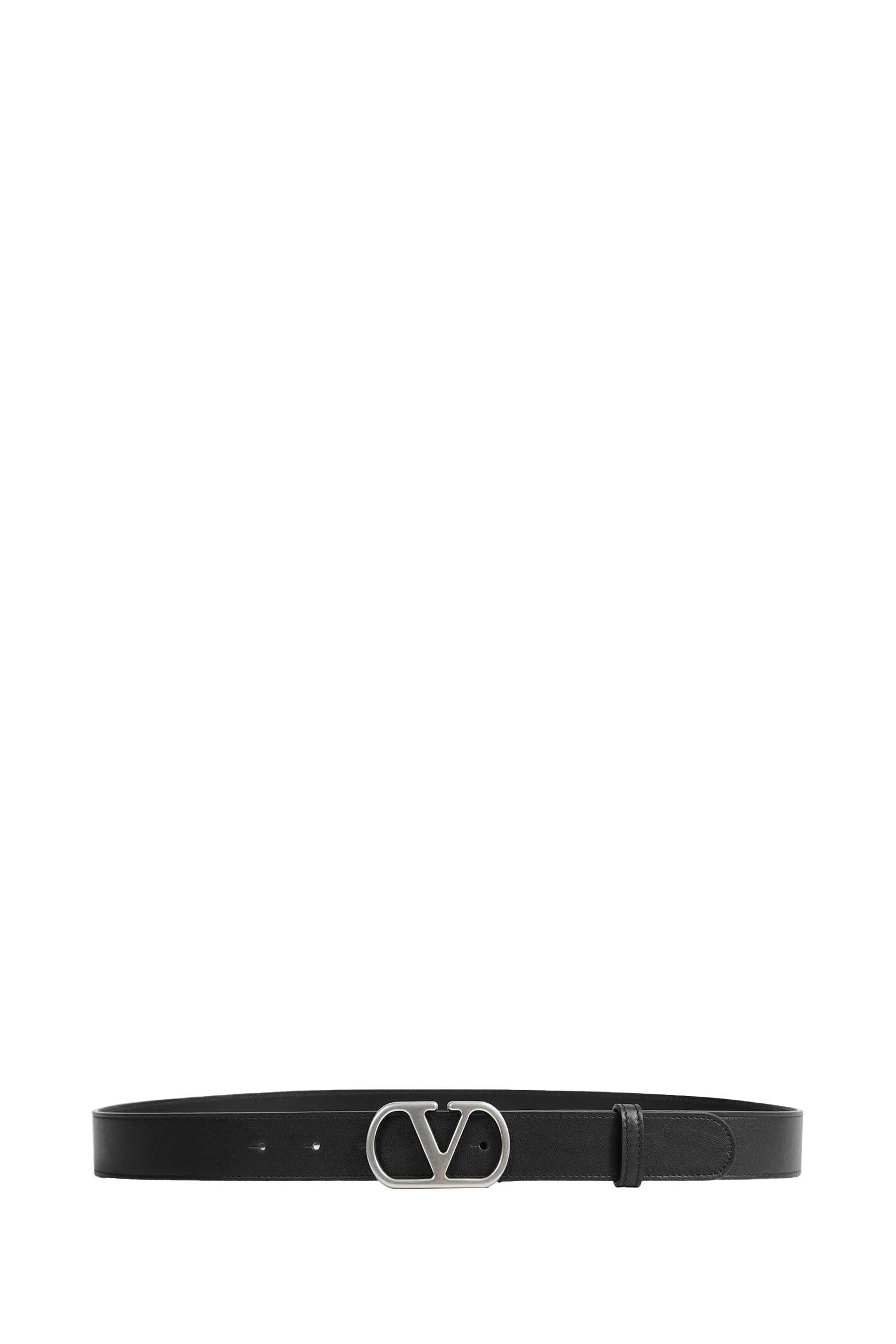 VLogo Leather Belt