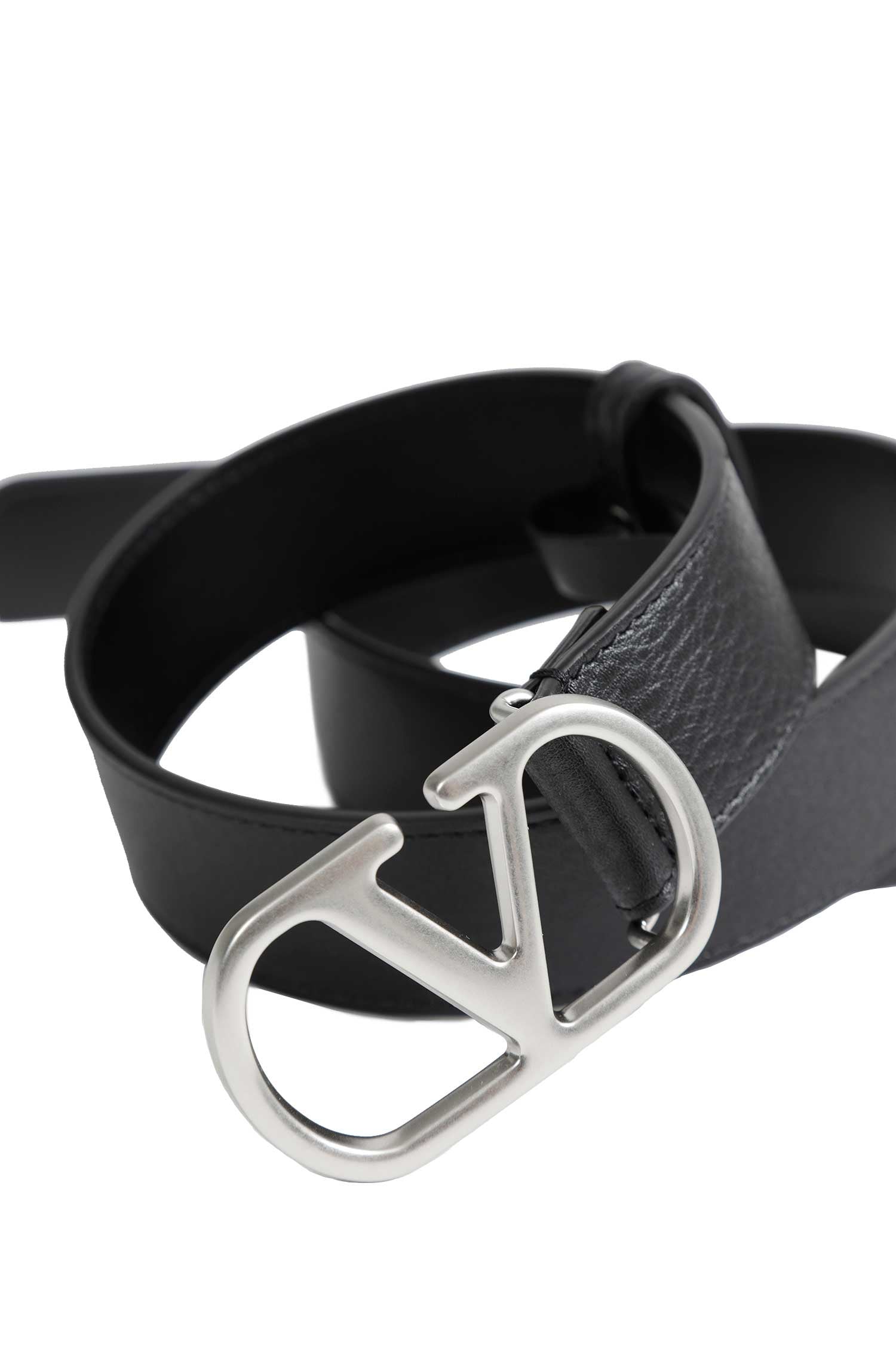 VLogo Leather Belt