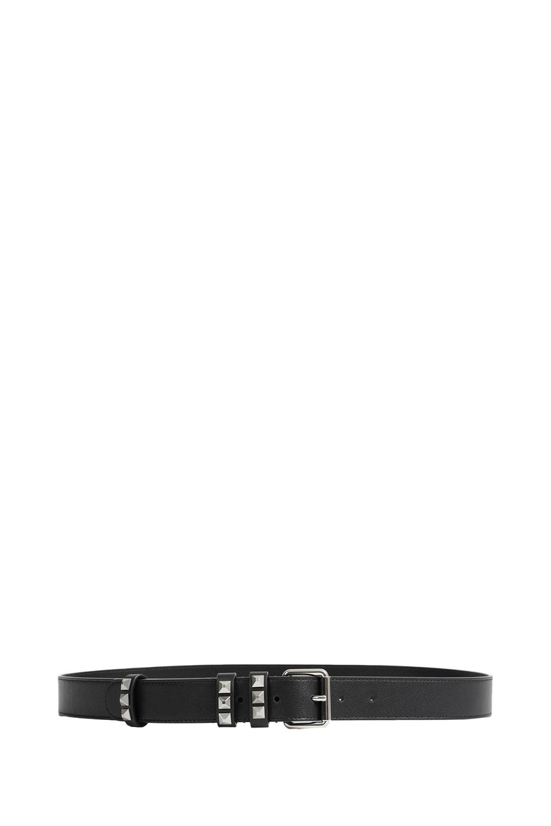 VALENTINO GARAVANI Shiny Calfskin Flaneuse Belt man
