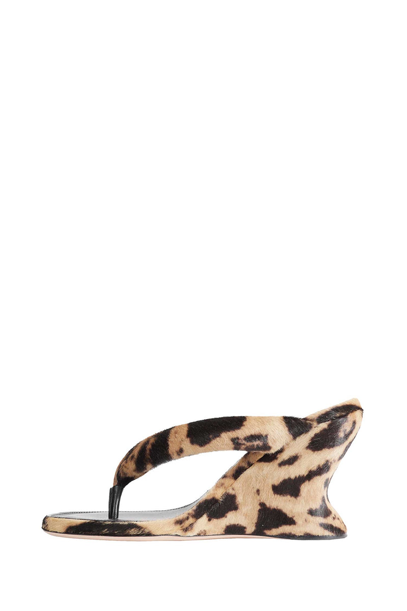 BALENCIAGA Greta Wedge Thong Sandals woman