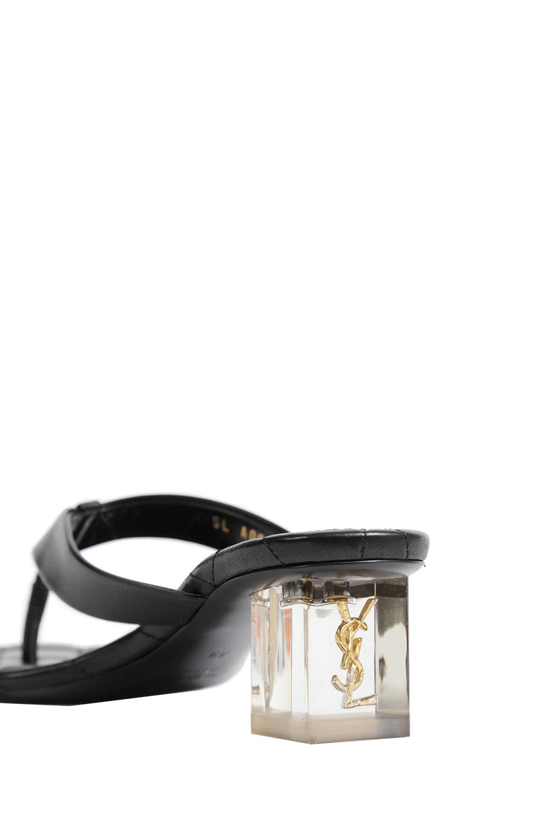 SAINT LAURENT SIP Sandals in Smooth Leather woman
