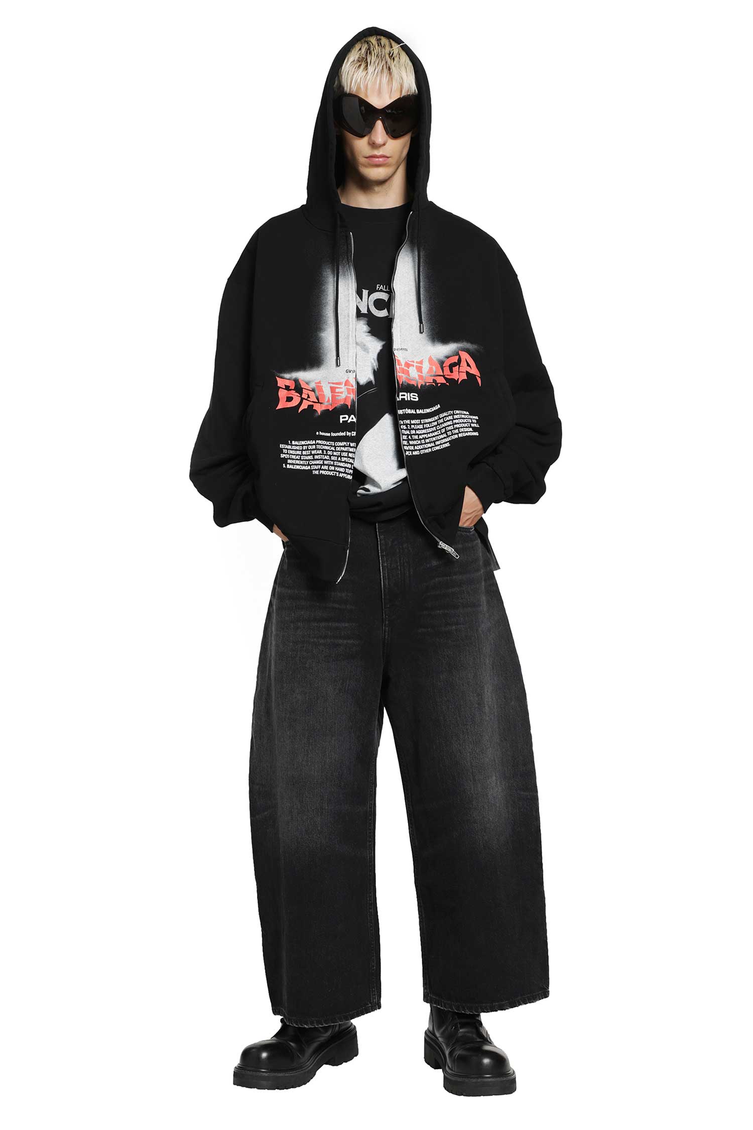 BALENCIAGA Curved Jeans man