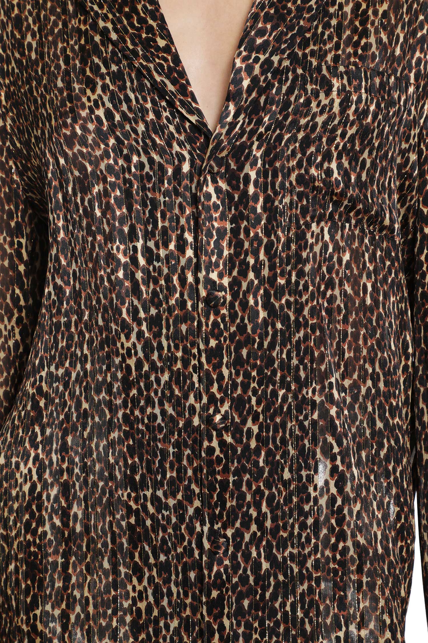 SAINT LAURENT Pajama Blouse woman