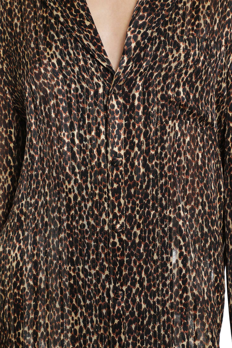 SAINT LAURENT Pajama Blouse woman