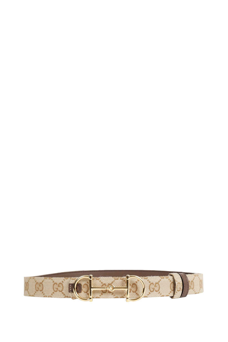 GUCCI GG Canvas Horsebit Buckle woman