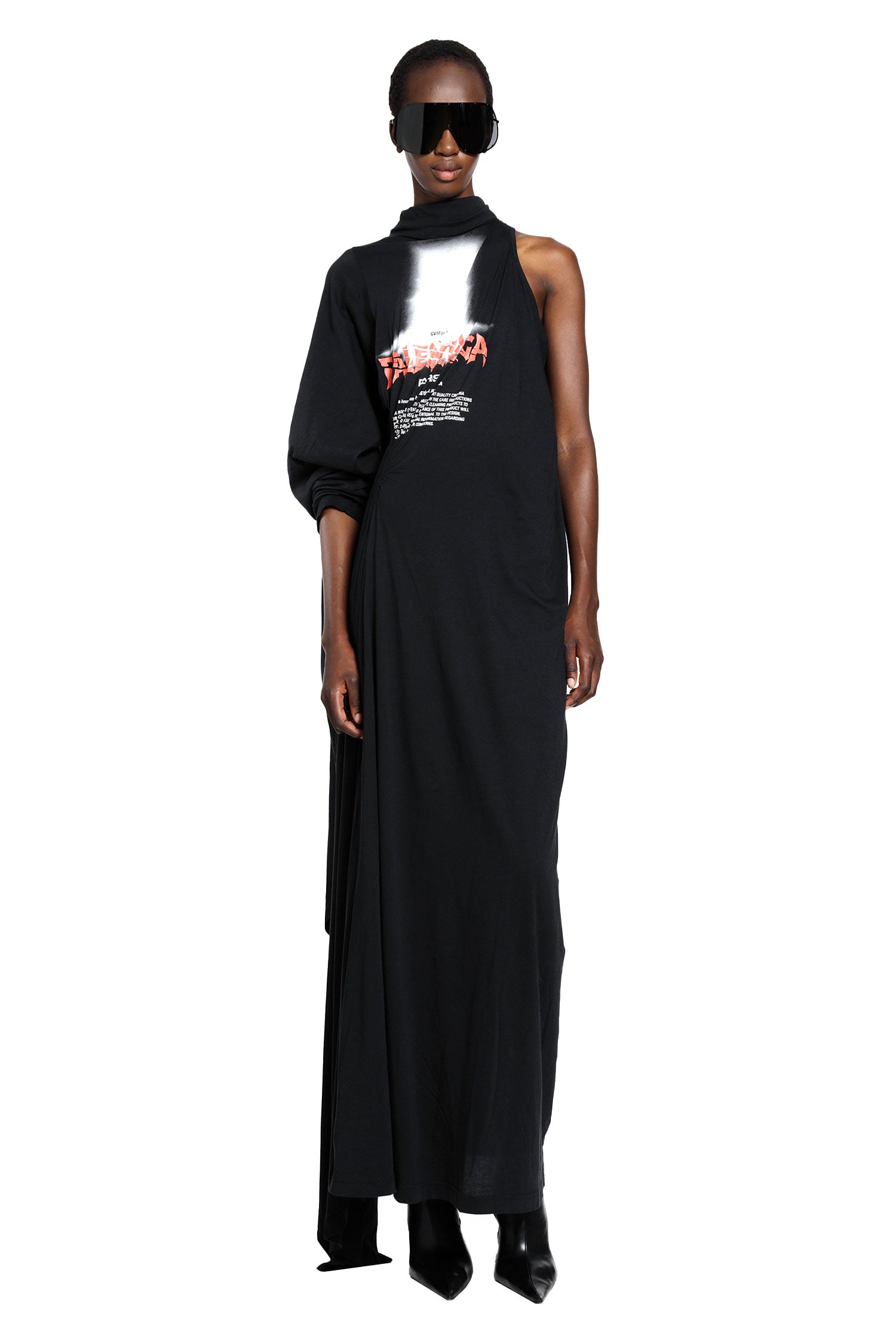 Long Draped Dress