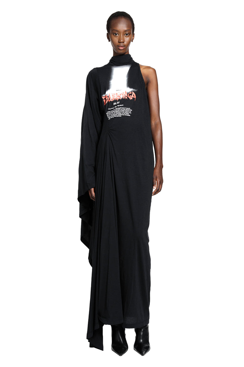 
              BALENCIAGA Long Draped Dress woman
            