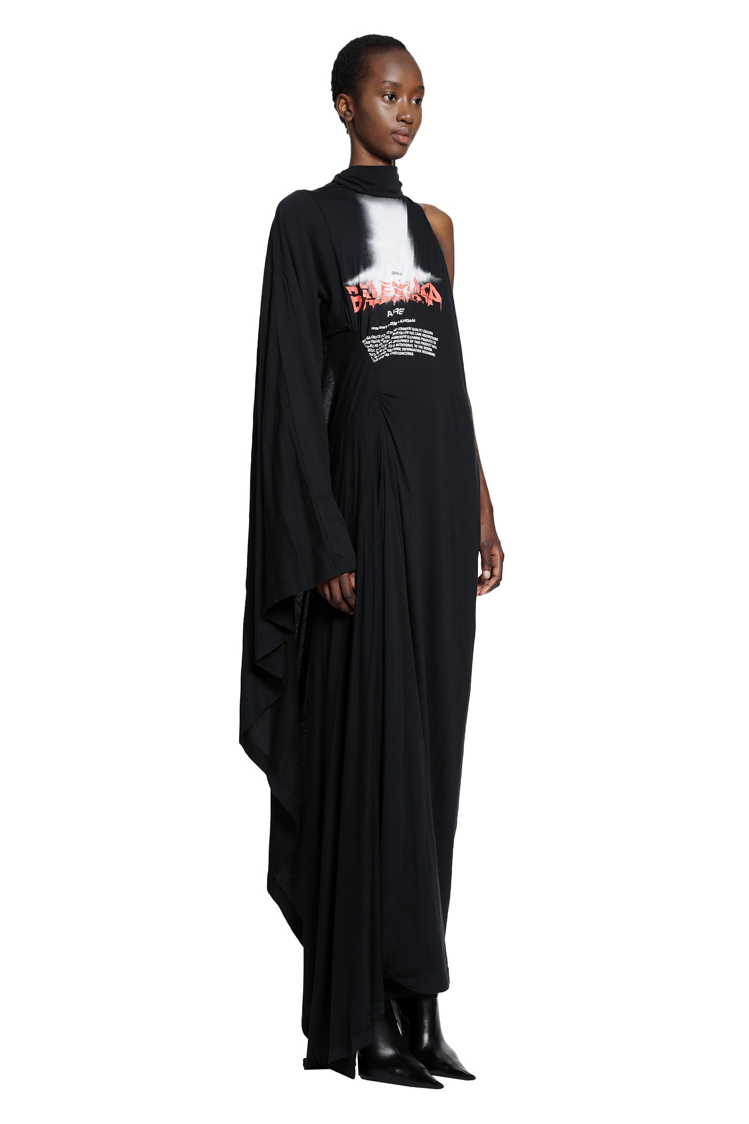 BALENCIAGA Long Draped Dress woman