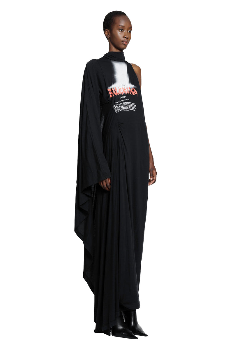 BALENCIAGA Long Draped Dress woman